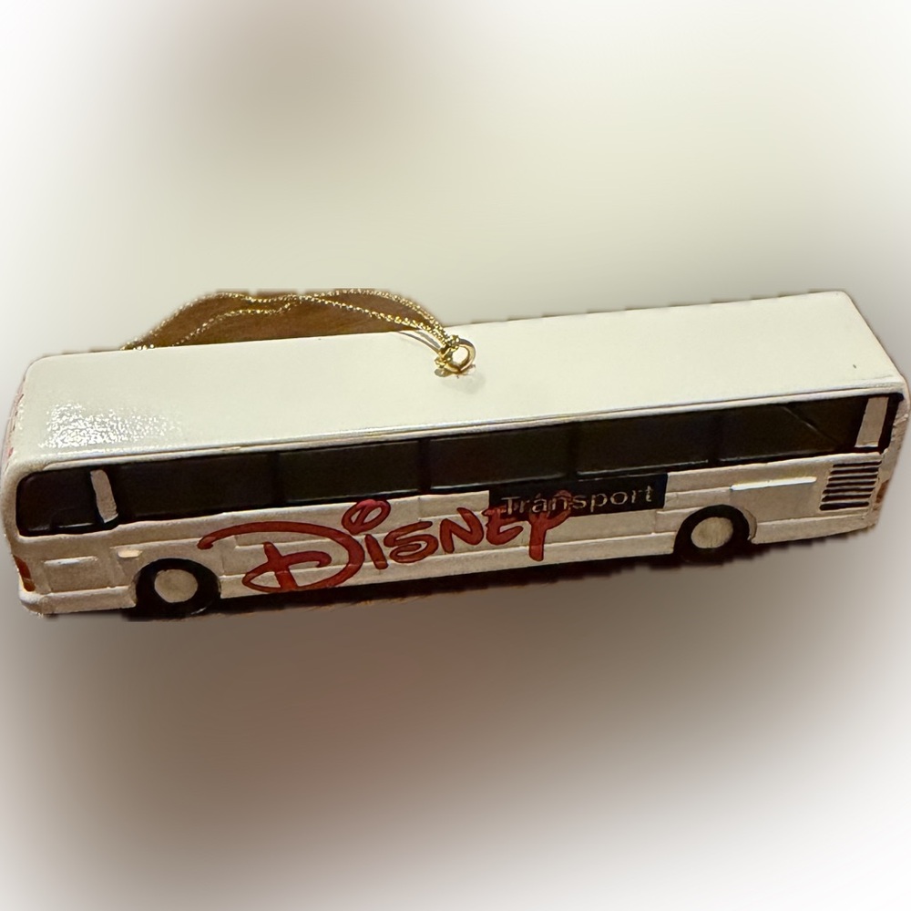 Disney Cars Transport Bus Ornament